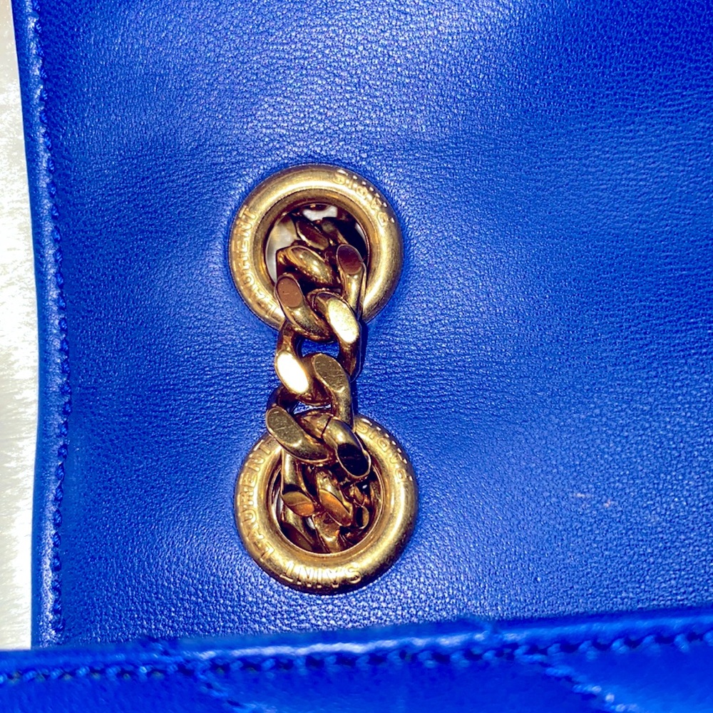 YSL classic monogram envelope bag Matelasse chevron leather bag - Picture 5 of 12